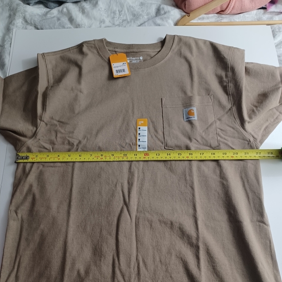 Carhartt Loose Fit Pocket Tee NEW Mens Medium Beige -Heavyweight -Short Sleeve - Picture 12 of 15